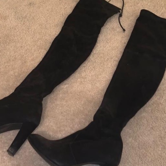 Stuart Weitzman highland suede over the knee boots - Picture 4 of 7